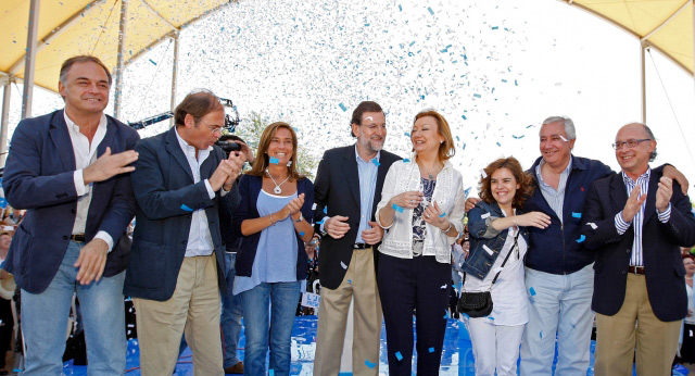 Acto de presentación de Luisa Fernanda Rudi como candidata del PP a la Presidencia de Aragón. 