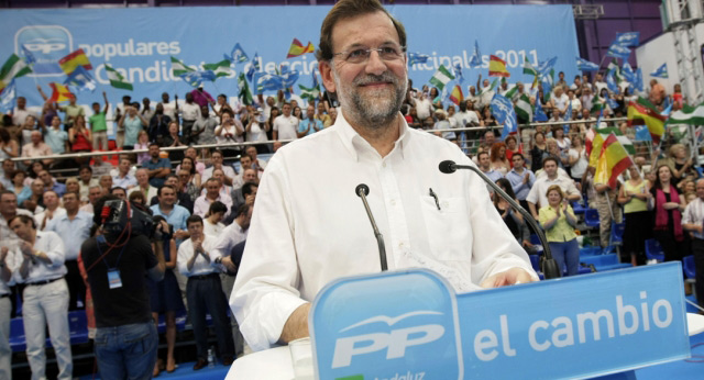 Mariano Rajoy durante su intervención en el acto