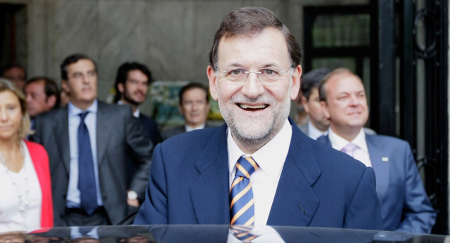 Mariano Rajoy durante su intervención en el desayuno informativo de Fórum Europa