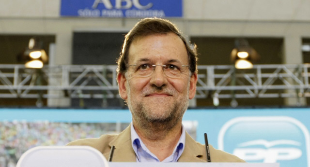 El presidente del Partido Popular, Mariano Rajoy