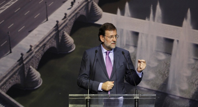 El presidente del Partido Popular, Mariano Rajoy