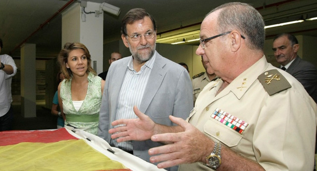 Mariano Rajoy y Mª Dolores de Cospedal visitan el Museo del Ejército en Toledo