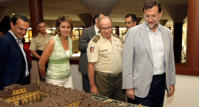 Mariano Rajoy y Mª Dolores de Cospedal visitan el Museo del Ejército en Toledo