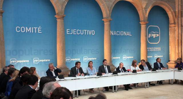 Reunión del Comité Ejecutivo Nacional del PP en Santiago de Compostela