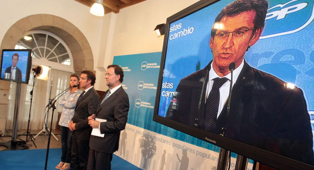 Alberto Núñez Feijóo durante su intervención