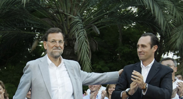 Mariano Rajoy con José Ramón Bauzá en Palma de Mallorca