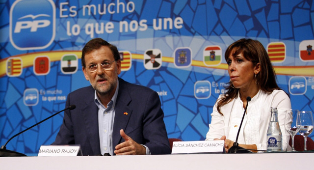 Mariano Rajoy con Alicia Sánchez-Camacho