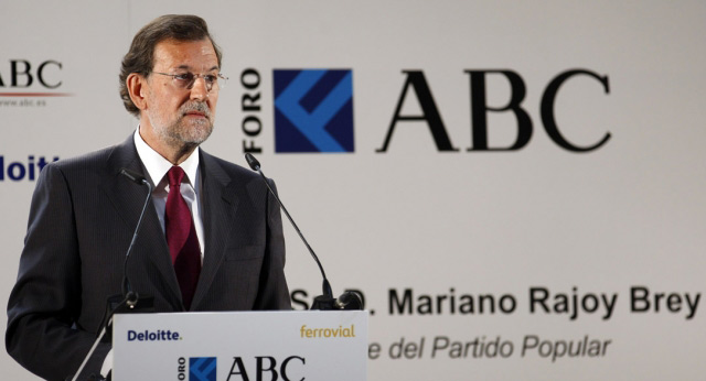 Mariano Rajoy asiste al Foro ABC