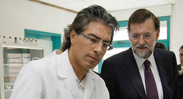 Mariano Rajoy visita un colegio en Moratalaz