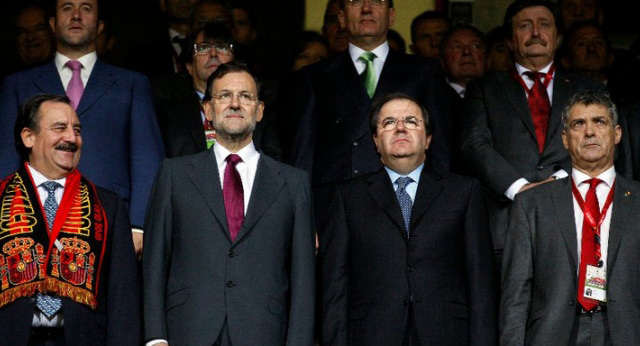 Mariano Rajoy acude al partido España-Lituania