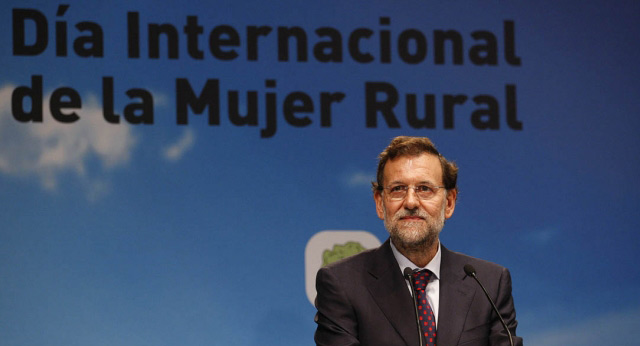 El presidente del Partido Popular, Mariano Rajoy