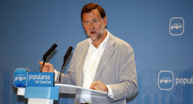 El presidente del Partido Popular, Mariano Rajoy