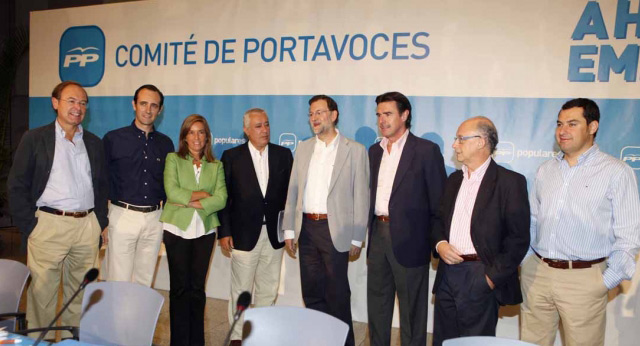 Mariano Rajoy ha presidido la reunión del Comité de Portavoces del PP