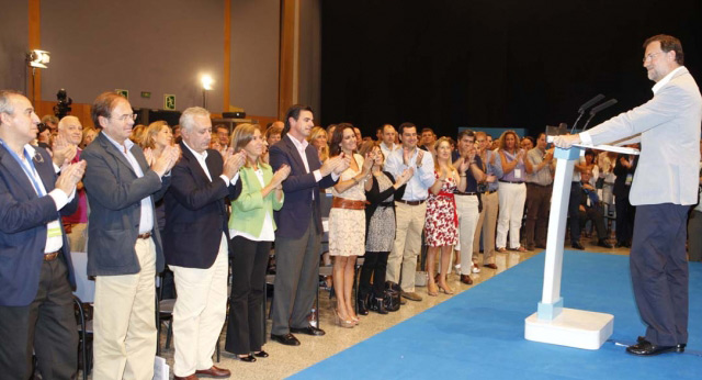 Mariano Rajoy durante su intervención en la clausura de la XVI Interparlamentaria Popular