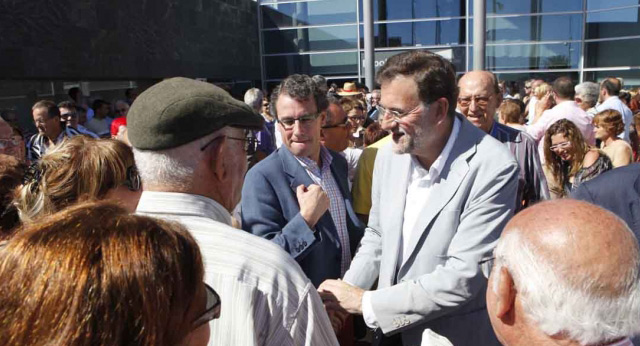 Mariano Rajoy tras la clausura de la XVI Unión Interparlamentaria Popular