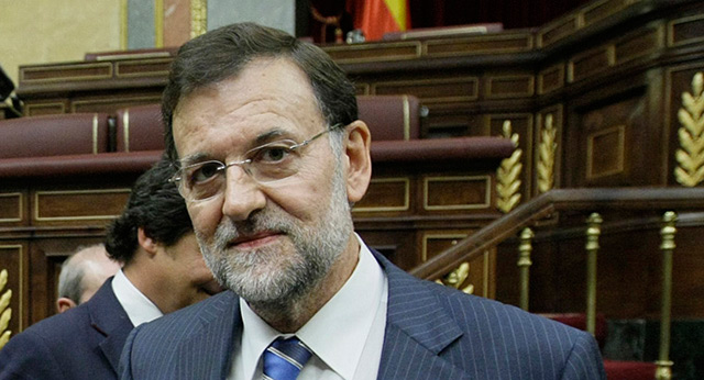 El presidente del Partido Popular, Mariano Rajoy