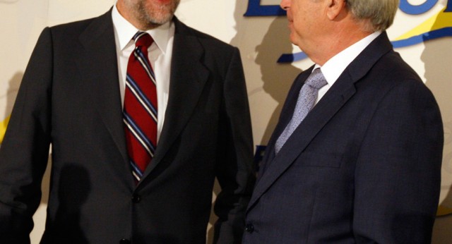 Mariano Rajoy y Juan José Imbroda, en el Nueva Economía Fórum