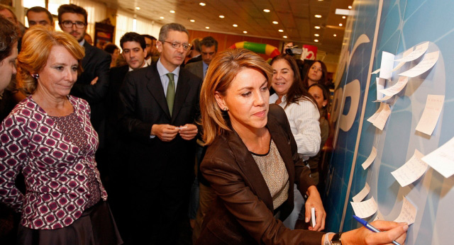 Mª Dolores de Cospedal en la inuguración de la Convención Regional del PP de Madrid 2010