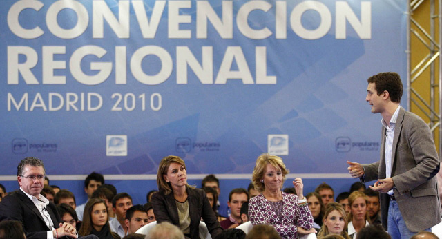 Mª Dolores de Cospedal en la inuguración de la Convención Regional del PP de Madrid 2010