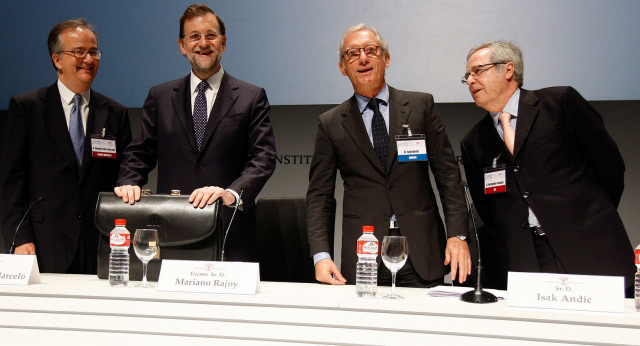 Mariano Rajoy durante su intervención en el XIII Congreso Nacional de la Empresa Familiar