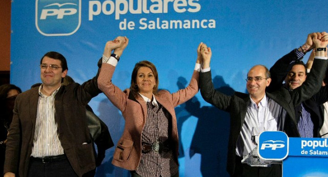 Maria Dolores de Cospedal clausura la asamblea de Alcaldes, Portavoces y Concejales del PP de Castilla y León