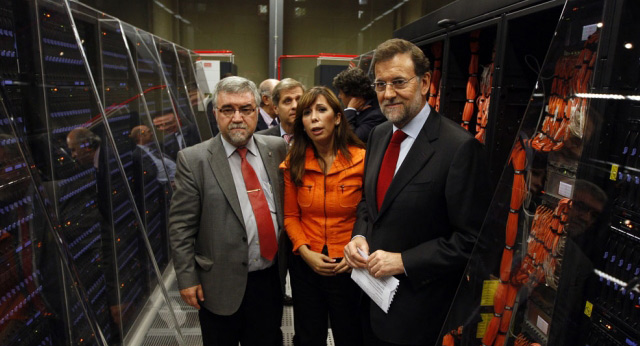 Mariano Rajoy visita el Centro Nacional de Supercomputación 