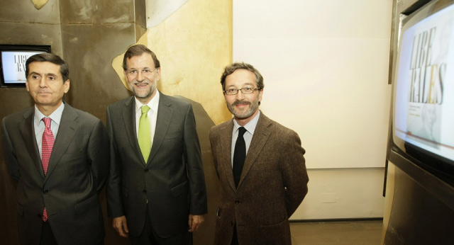 Mariano Rajoy en la presentación del libro de Lasalle