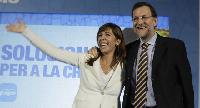 Mariano Rajoy con Alicia Sánchez-Camacho