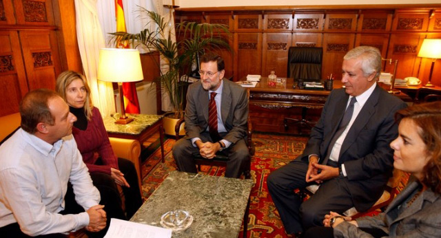 Mariano Rajoy se reúne con los padres de Marta del Castillo