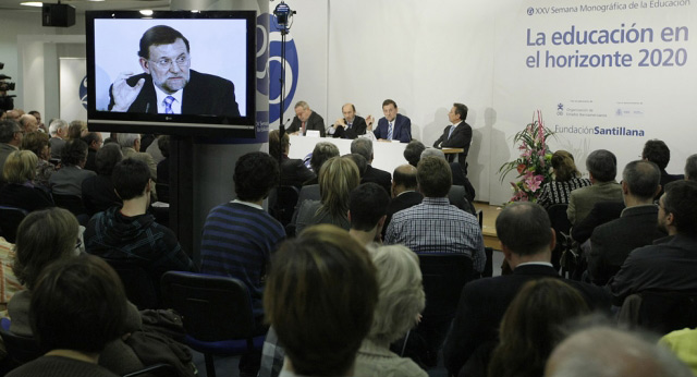 Mariano Rajoy en la "XXV Semana Monográfica de la Educación"