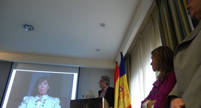 Ana Mato inaugura la sede del PP de Andorra