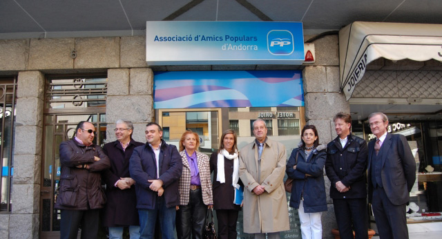 Ana Mato inaugura la sede del PP de Andorra