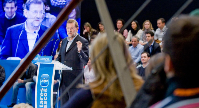 Mariano Rajoy clausura la presentación de los candidatos municipales del País Vasco