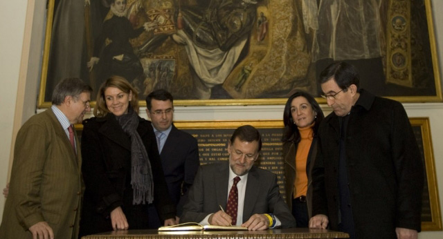 Rajoy y Cospedal visitan Toledo
