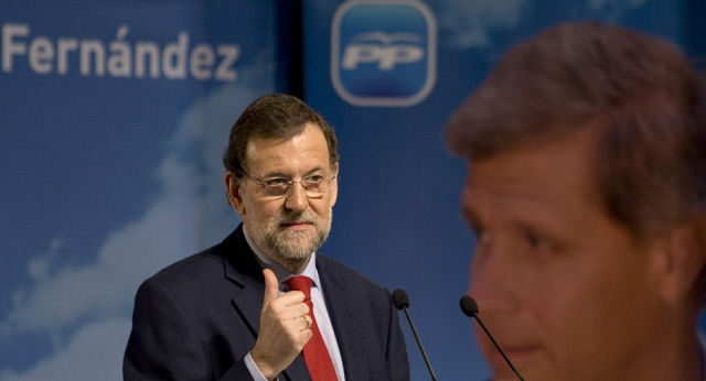 El presidente del Partido Popular, Mariano Rajoy