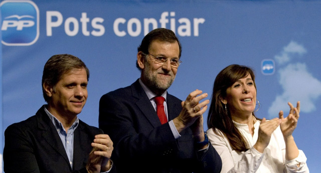 Mariano Rajoy en la presentación de la alcaldía de Barcelona