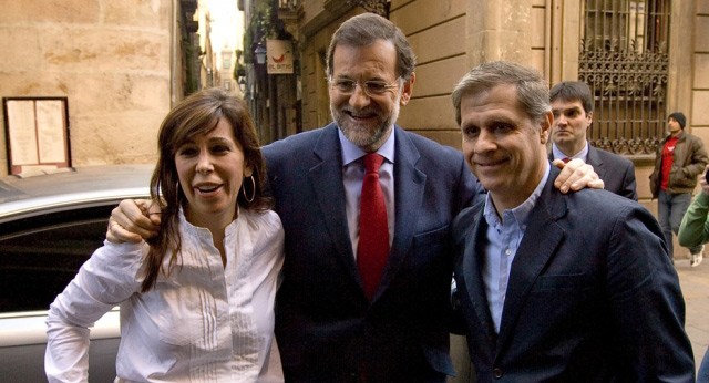 Mariano Rajoy en la presentación de la alcaldía de Barcelona