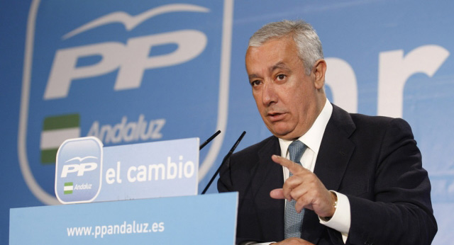 El vicesecretario de Política Autonómica y Local, Javier Arenas