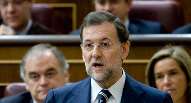 Mariano Rajoy durante la Sesión de Control al Gobierno