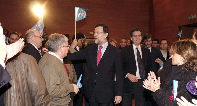 Mariano Rajoy en Bilbao. Elecciones Vascas