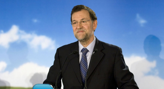 El presidente del Partido Popular, Mariano Rajoy