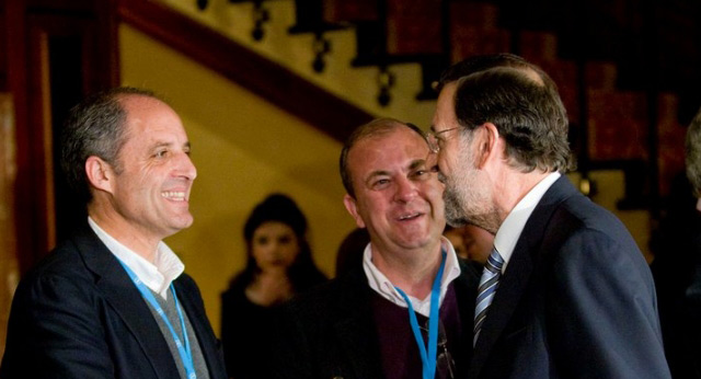 Mariano Rajoy y Francisco Camps