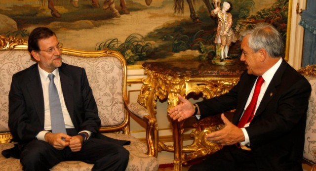 Mariano Rajoy se reúne con Sebastián Piñeira