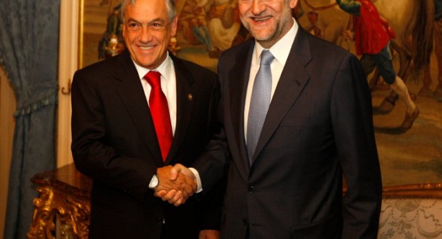  Mariano Rajoy se reúne con Sebastián Piñeira