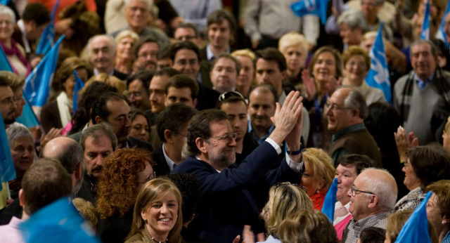 Mariano Rajoy e Isabel Pérez-Espinosa en Gijón