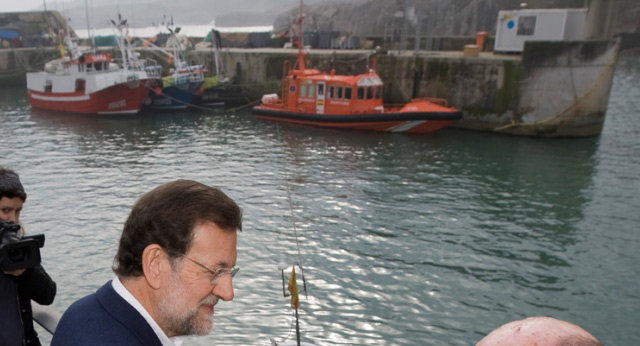 Mariano Rajoy e Isabel Pérez-Espinosa en Gijón