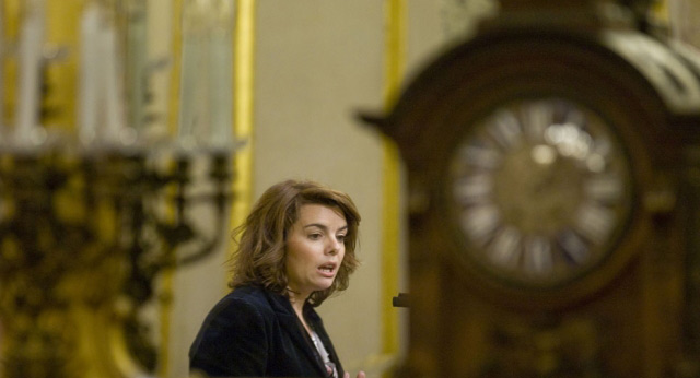 Soraya Sáenz de Santamaría se reúne con los diputados del PP números uno de cada provincia