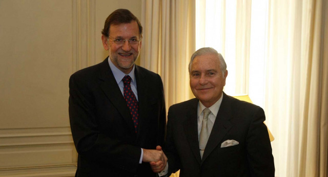 Mariano Rajoy se reúne con Carlos Divar