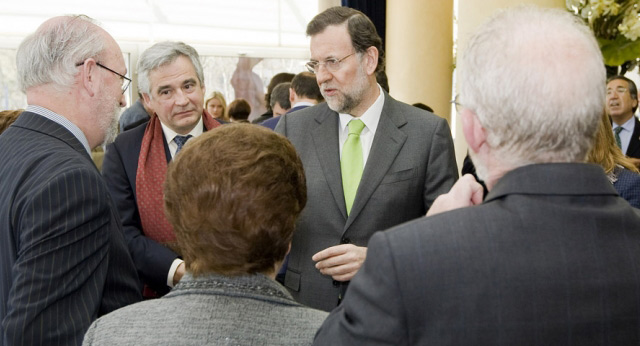 Mariano Rajoy en un acto homenaje a las víctimas del terrorismo