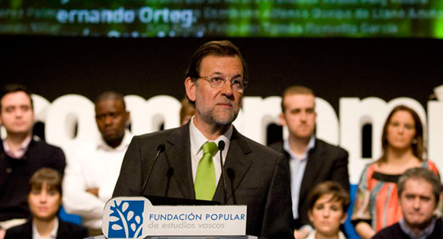 Mariano Rajoy en un acto homenaje a las víctimas del terrorismo